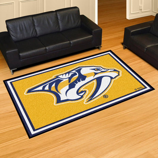 Nashville Predators 5ft. x 8 ft. Plush Area Rug - Nashville Predators