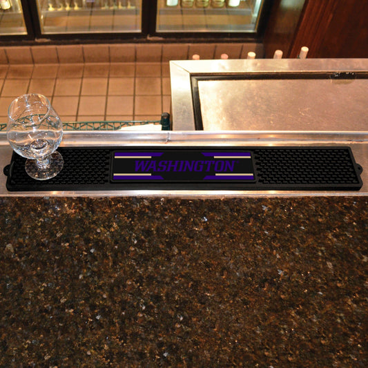 Washington Huskies Bar Drink Mat - 3.25in. x 24in.