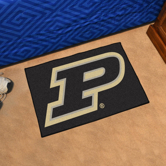 Purdue Boilermakers Starter Mat Accent Rug - 19in. x 30in., P Logo - Purdue