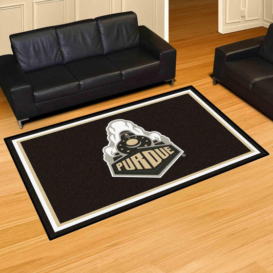 Purdue Boilermakers 5ft. x 8 ft. Plush Area Rug, Train Logo - Purdue