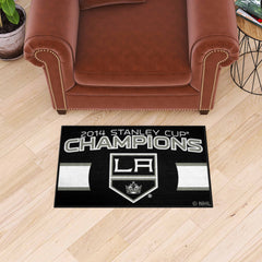 Los Angeles Kings Starter Mat Accent Rug - 19in. x 30in., 2014 NHL Stanley Cup Champions - Los Angeles Kings