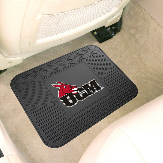 Central Missouri Mules Back Seat Car Utility Mat - 14in. x 17in. - Central Missouri