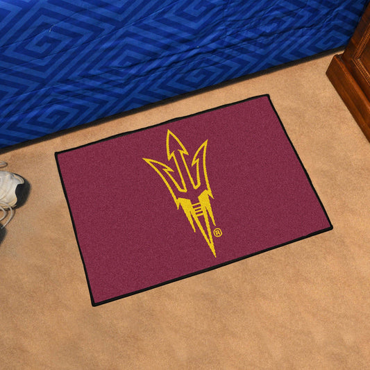 Arizona State Sun Devils Starter Mat Accent Rug - 19in. x 30in., Pitchfork Logo - Arizona State
