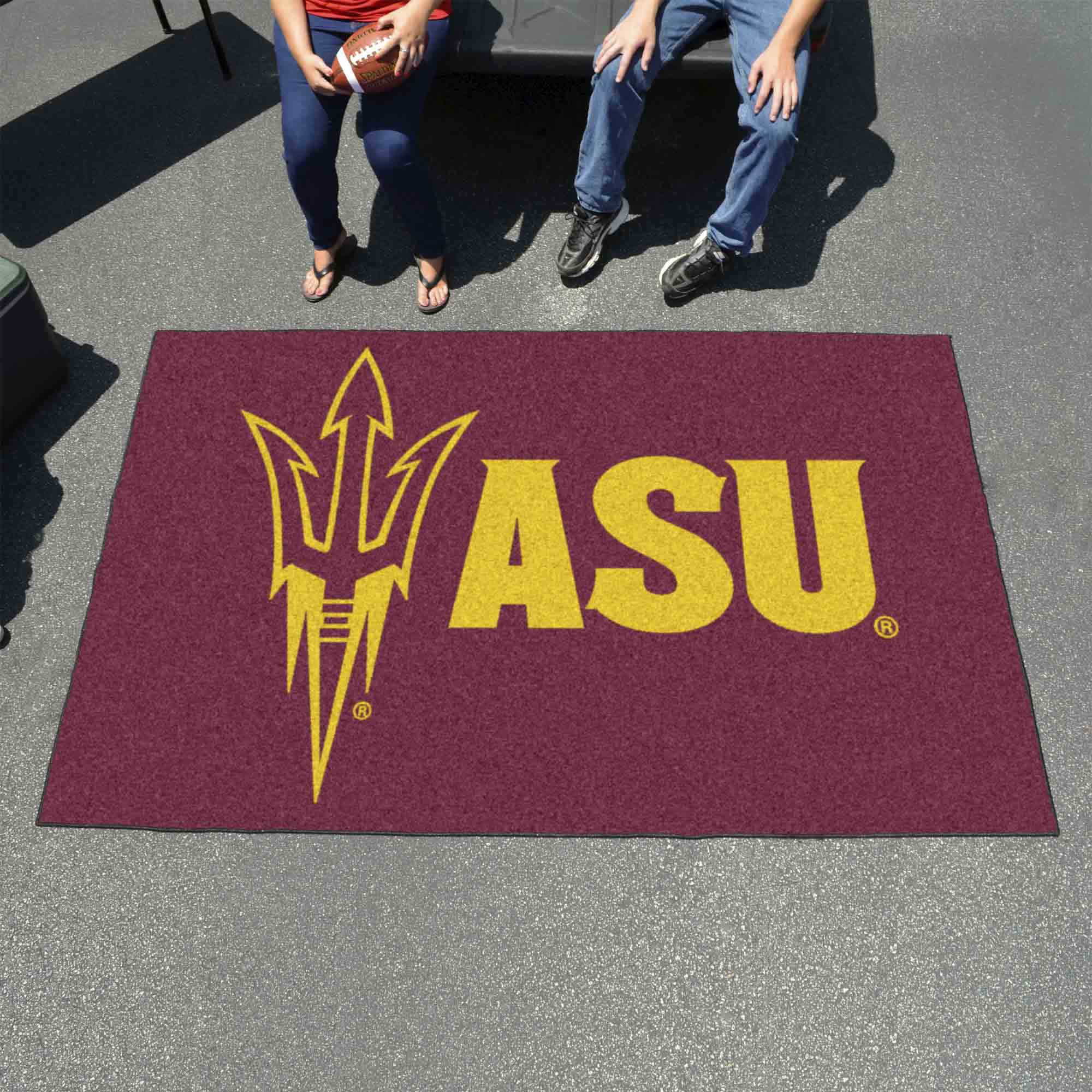 Arizona State Sun Devils Ulti-Mat Rug - 5ft. x 8ft., Pitchfork Logo - Arizona State