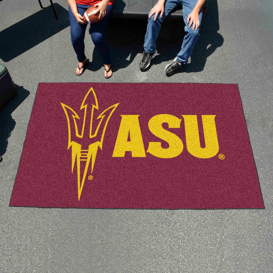 Arizona State Sun Devils Ulti-Mat Rug - 5ft. x 8ft., Pitchfork Logo - Arizona State