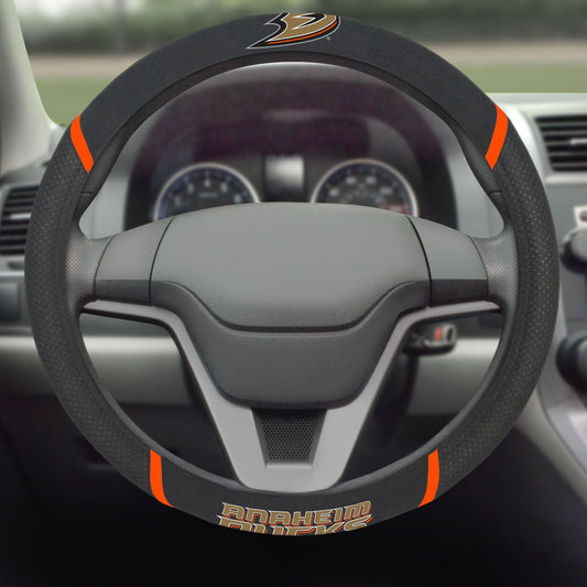Anaheim Ducks Embroidered Steering Wheel Cover - Anaheim Ducks