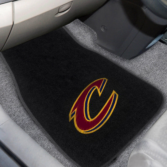 Cleveland Cavaliers Embroidered Car Mat Set - 2 Pieces - Cleveland Cavaliers