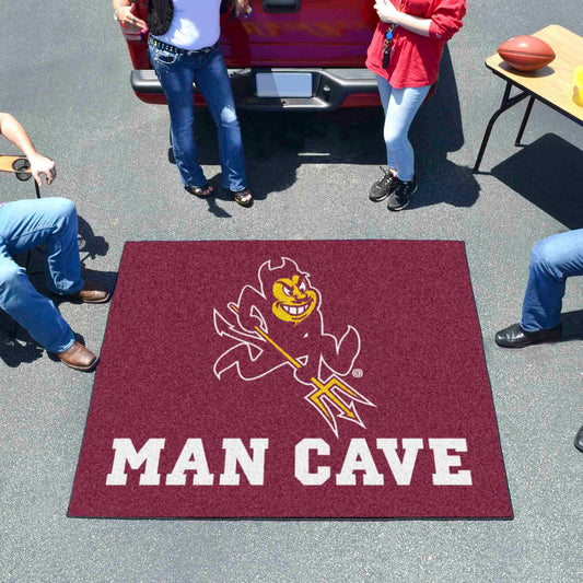 Arizona State Sun Devils Man Cave Tailgater Rug - 5ft. x 6ft., Sparky Logo - Arizona State