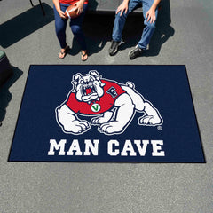 Fresno State Bulldogs Man Cave Ulti-Mat Rug - 5ft. x 8ft., Navy - Fresno State