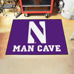 Northwestern Wildcats Man Cave All-Star Rug - 34 in. x 42.5 in. - Northwestern