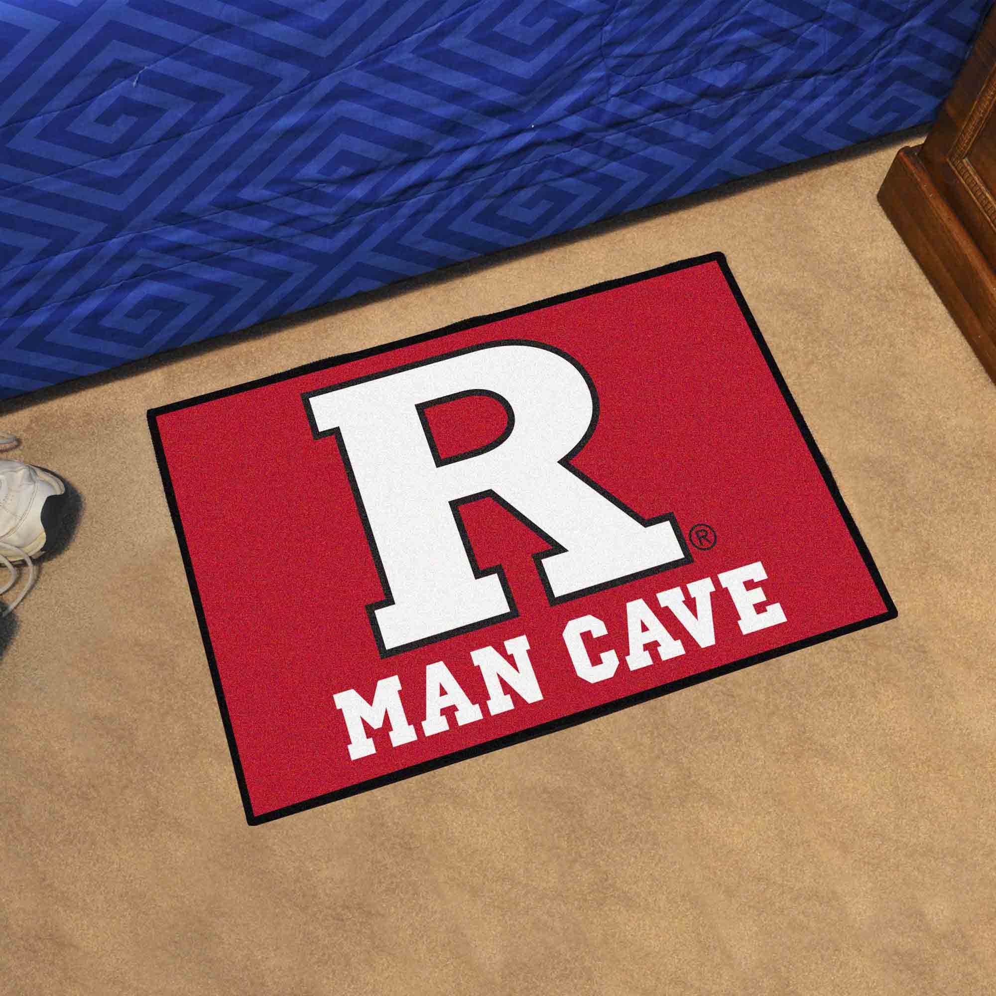 Rutgers Scarlett Knights Man Cave Starter Mat Accent Rug - 19in. x 30in. - Rutgers