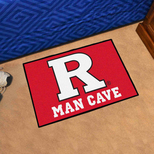 Rutgers Scarlett Knights Man Cave Starter Mat Accent Rug - 19in. x 30in. - Rutgers