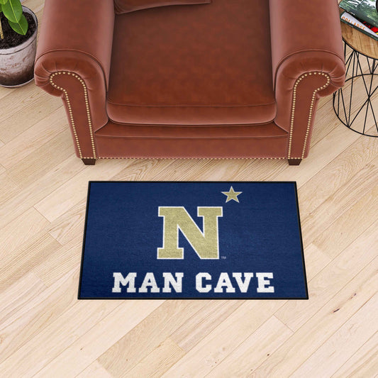 Naval Academy Man Cave Starter Mat Accent Rug - 19in. x 30in. - Naval Academy
