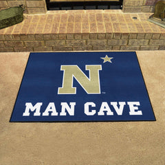Naval Academy Man Cave All-Star Rug - 34 in. x 42.5 in. - Naval Academy