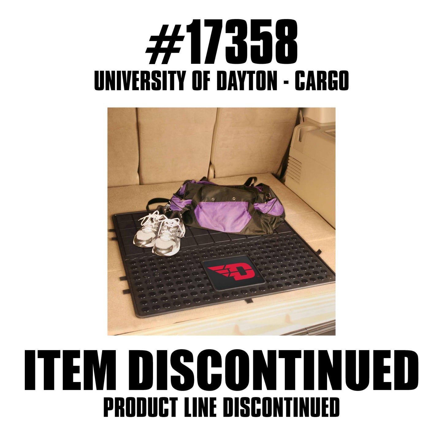 Dayton Flyers Heavy Duty Cargo Mat 31"x31" - Dayton - Flyclothing LLC