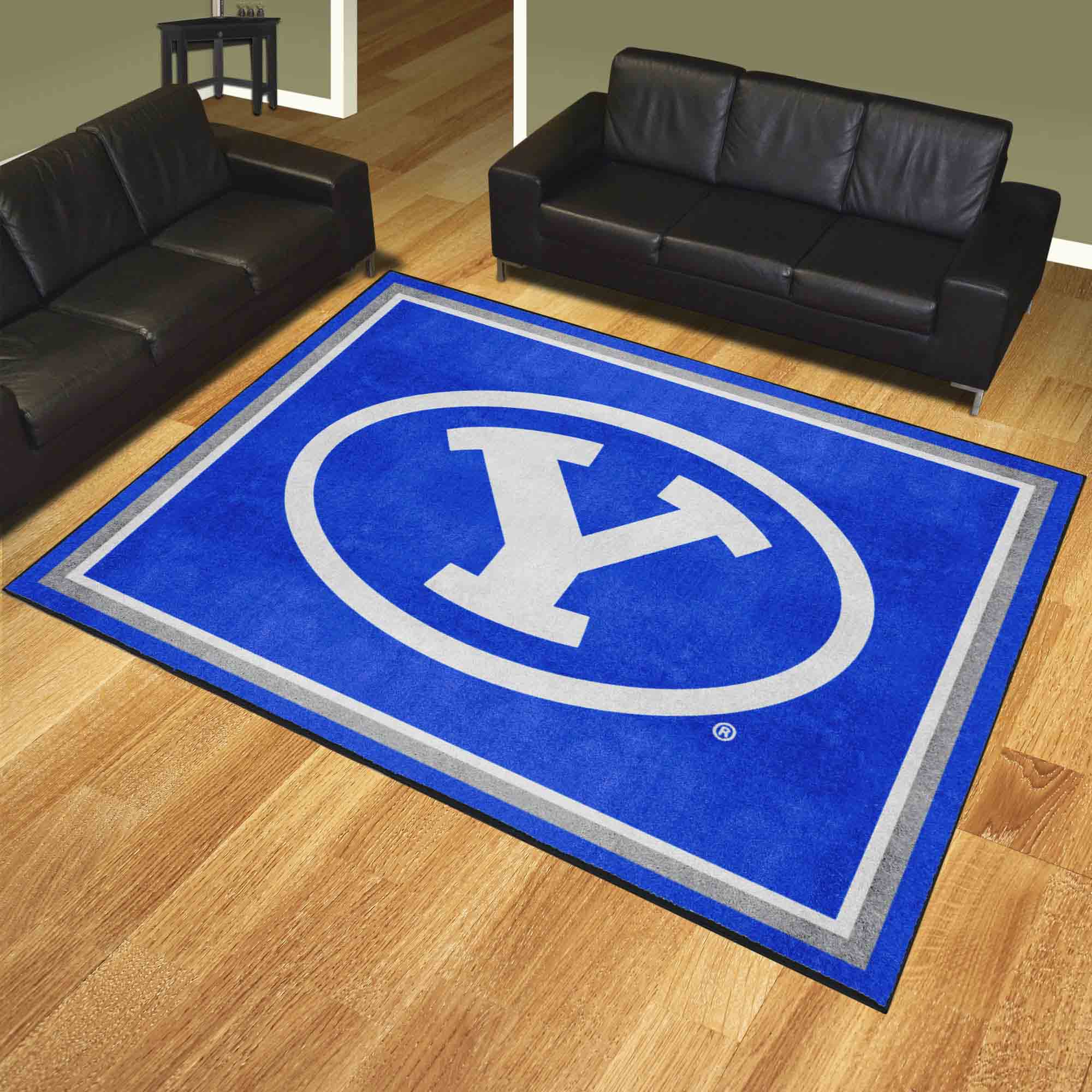BYU Cougars 8ft. x 10 ft. Plush Area Rug - BYU