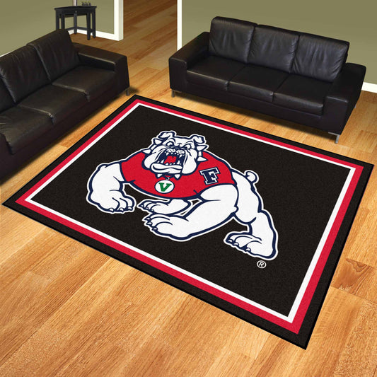 Fresno State Bulldogs 8ft. x 10 ft. Plush Area Rug - Fresno State