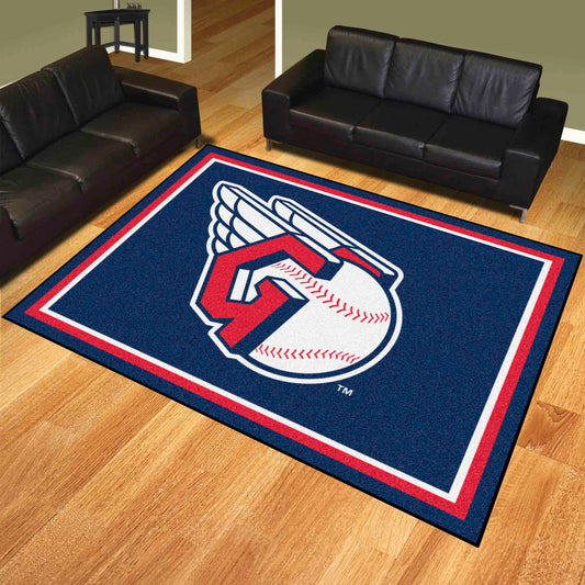 Cleveland Guardians 8ft. x 10 ft. Plush Area Rug - Cleveland Guardians
