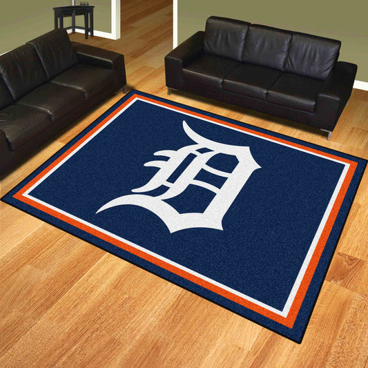 Detroit Tigers 8ft. x 10 ft. Plush Area Rug - Detroit Tigers