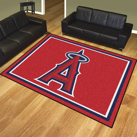 Los Angeles Angels 8ft. x 10 ft. Plush Area Rug - Los Angeles Angels