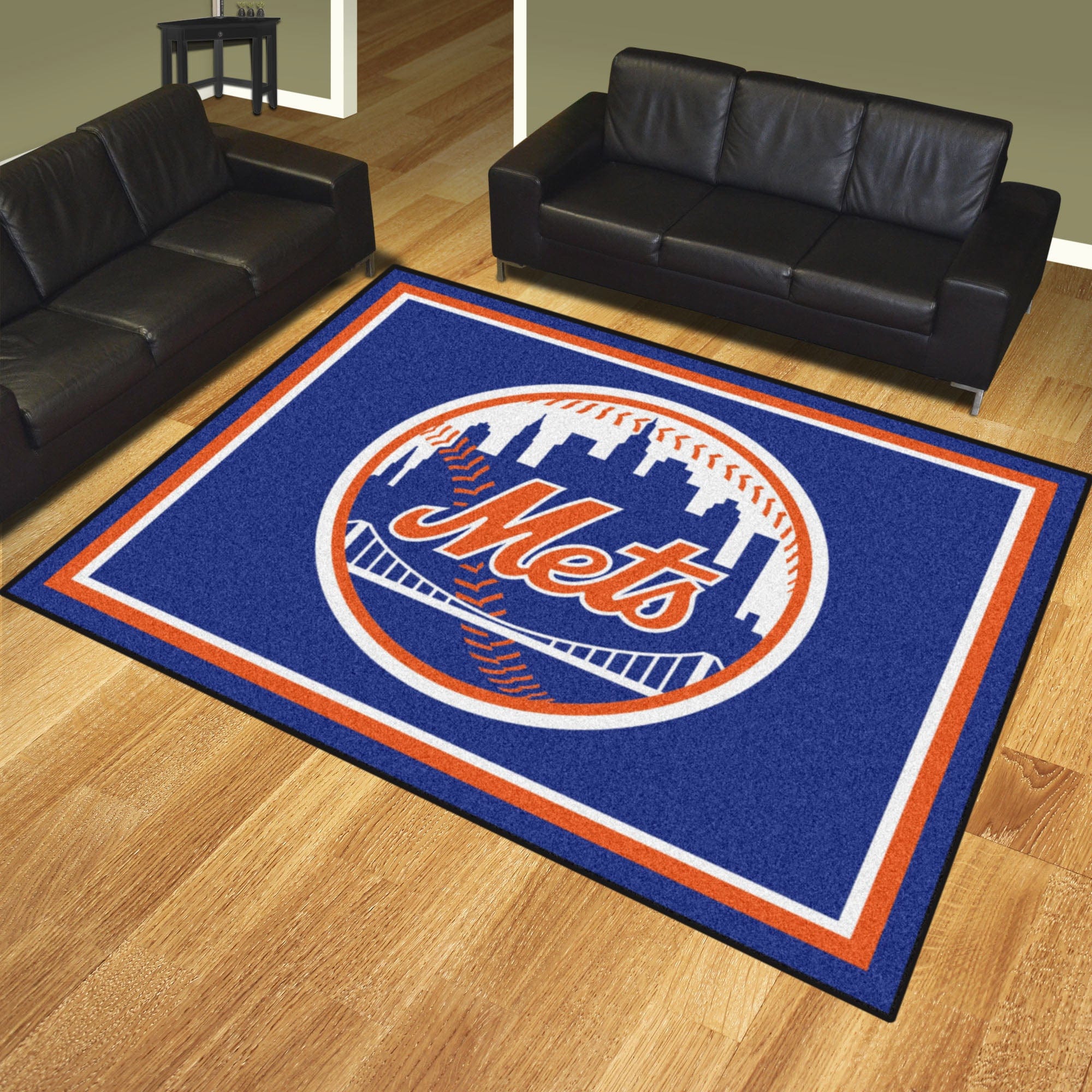 New York Mets 8ft. x 10 ft. Plush Area Rug - New York Mets