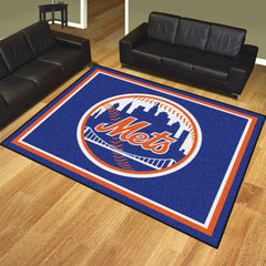 New York Mets 8ft. x 10 ft. Plush Area Rug - New York Mets