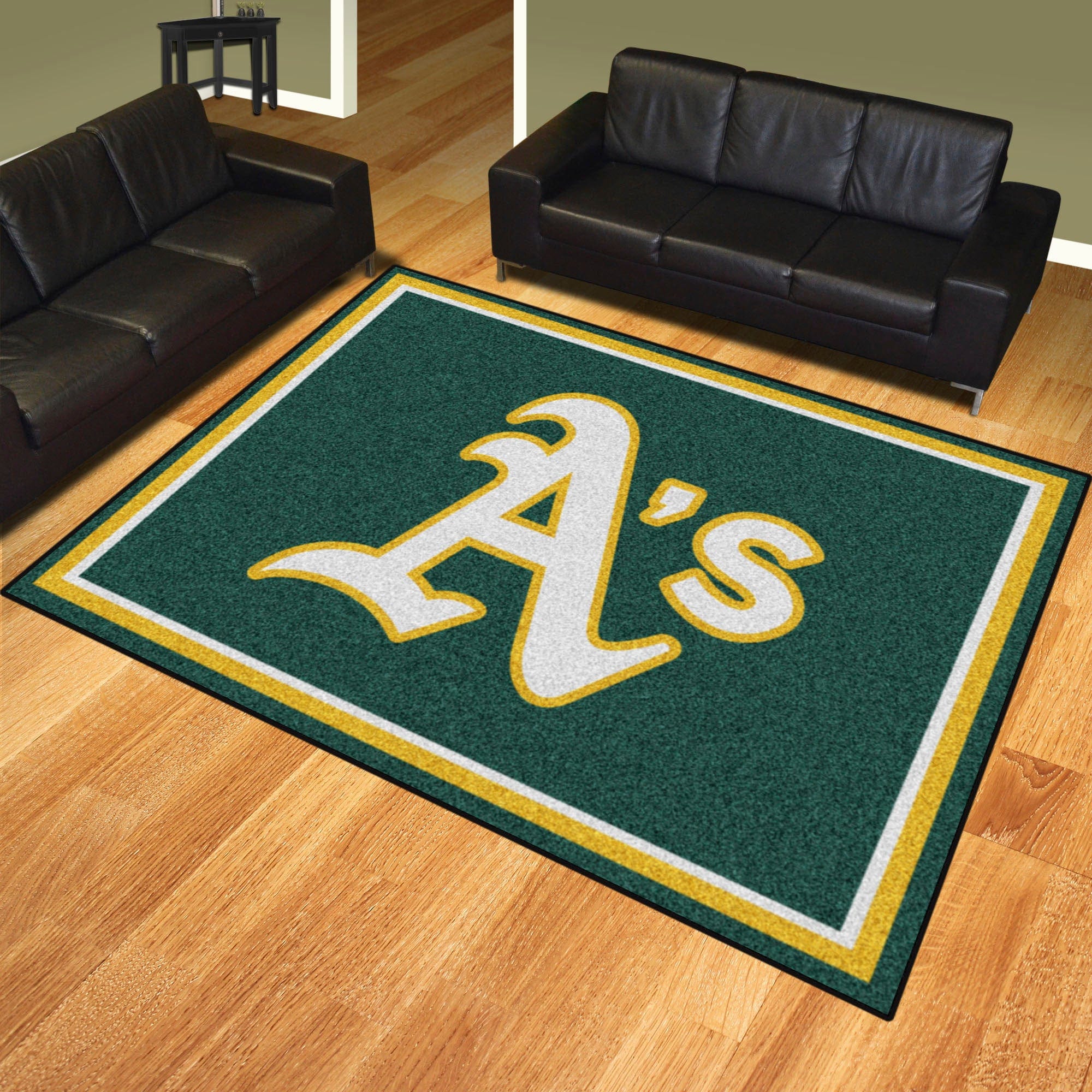 Oakland Athletics 8ft. x 10 ft. Plush Area Rug - Oakland Athletics