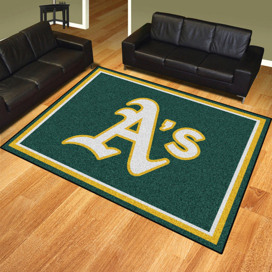Oakland Athletics 8ft. x 10 ft. Plush Area Rug - Oakland Athletics