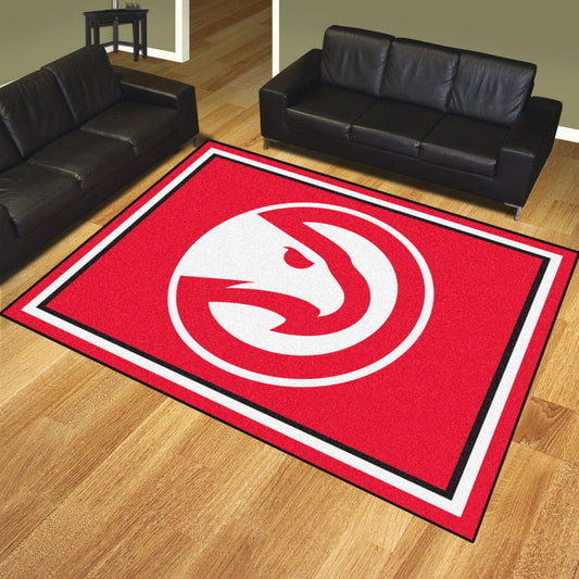 Atlanta Hawks 8ft. x 10 ft. Plush Area Rug - Atlanta Hawks