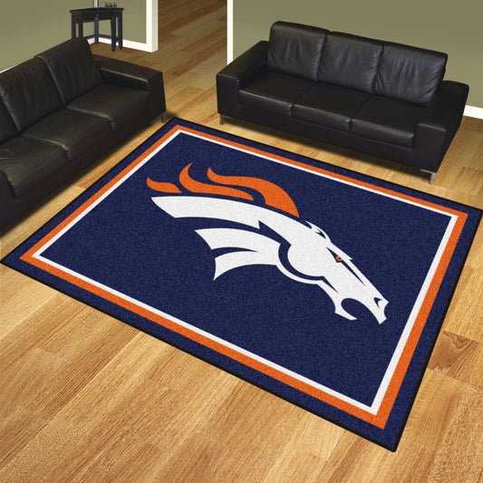 Denver Broncos 8ft. x 10 ft. Plush Area Rug - Denver Broncos