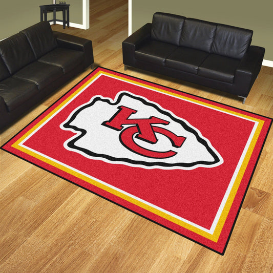 Kansas City Chiefs 8ft. x 10 ft. Plush Area Rug - Kansas City Chiefs