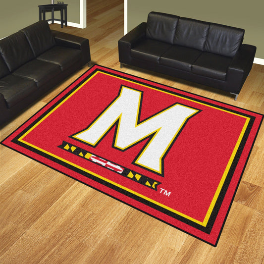 Maryland Terrapins 8ft. x 10 ft. Plush Area Rug - Maryland