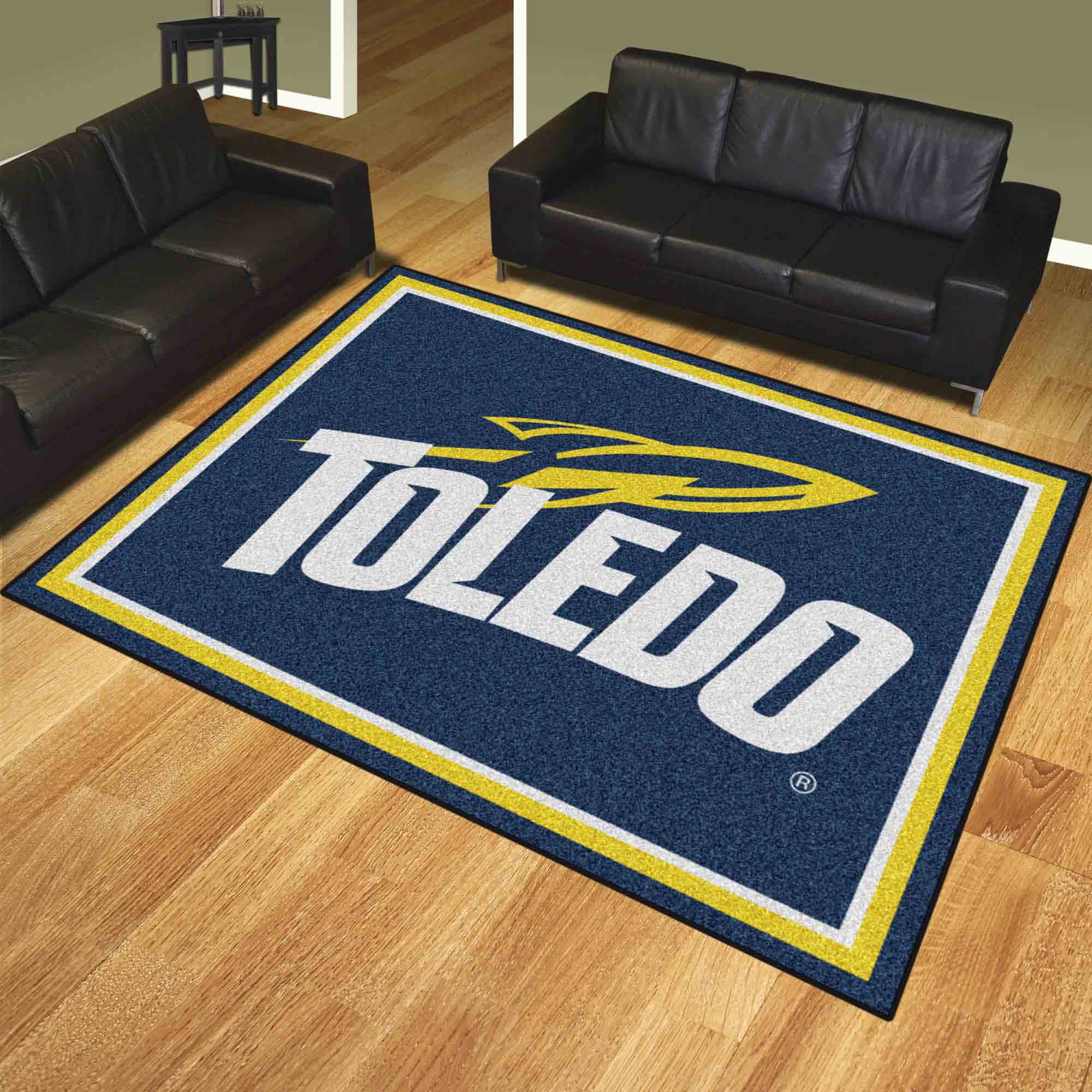 Toledo Rockets 8ft. x 10 ft. Plush Area Rug - Toledo