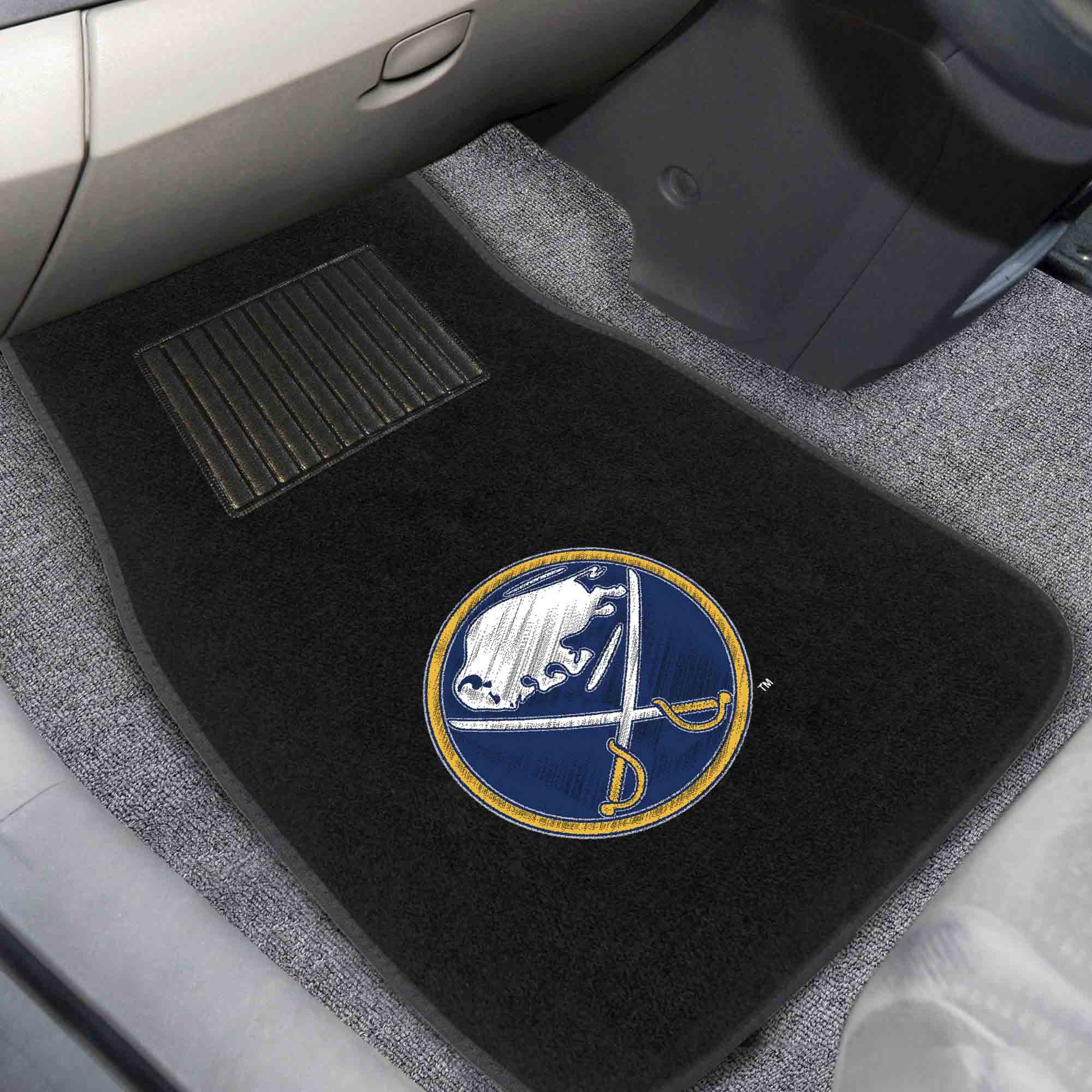 Buffalo Sabres Embroidered Car Mat Set - 2 Pieces - Buffalo Sabres