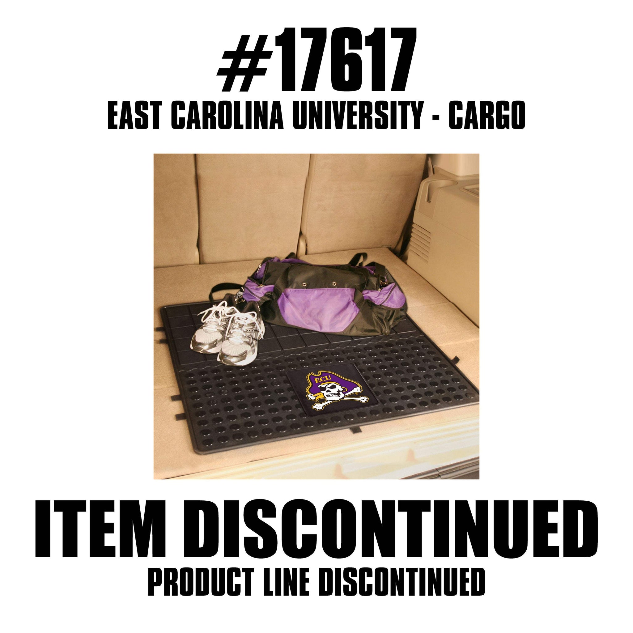 East Carolina Pirates Heavy Duty Cargo Mat 31"x31" - East Carolina - Flyclothing LLC