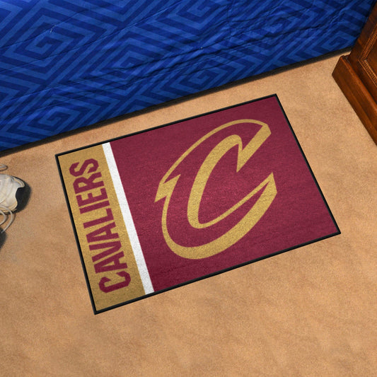 Cleveland Cavaliers Starter Mat Accent Rug - 19in. x 30in. Uniform Design - Cleveland Cavaliers
