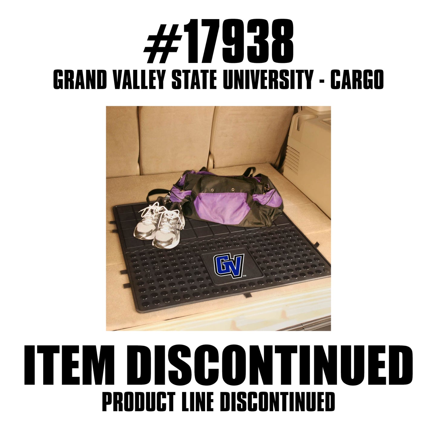 Grand Valley State Lakers Heavy Duty Cargo Mat 31"x31" - Grand Valley State - Flyclothing LLC