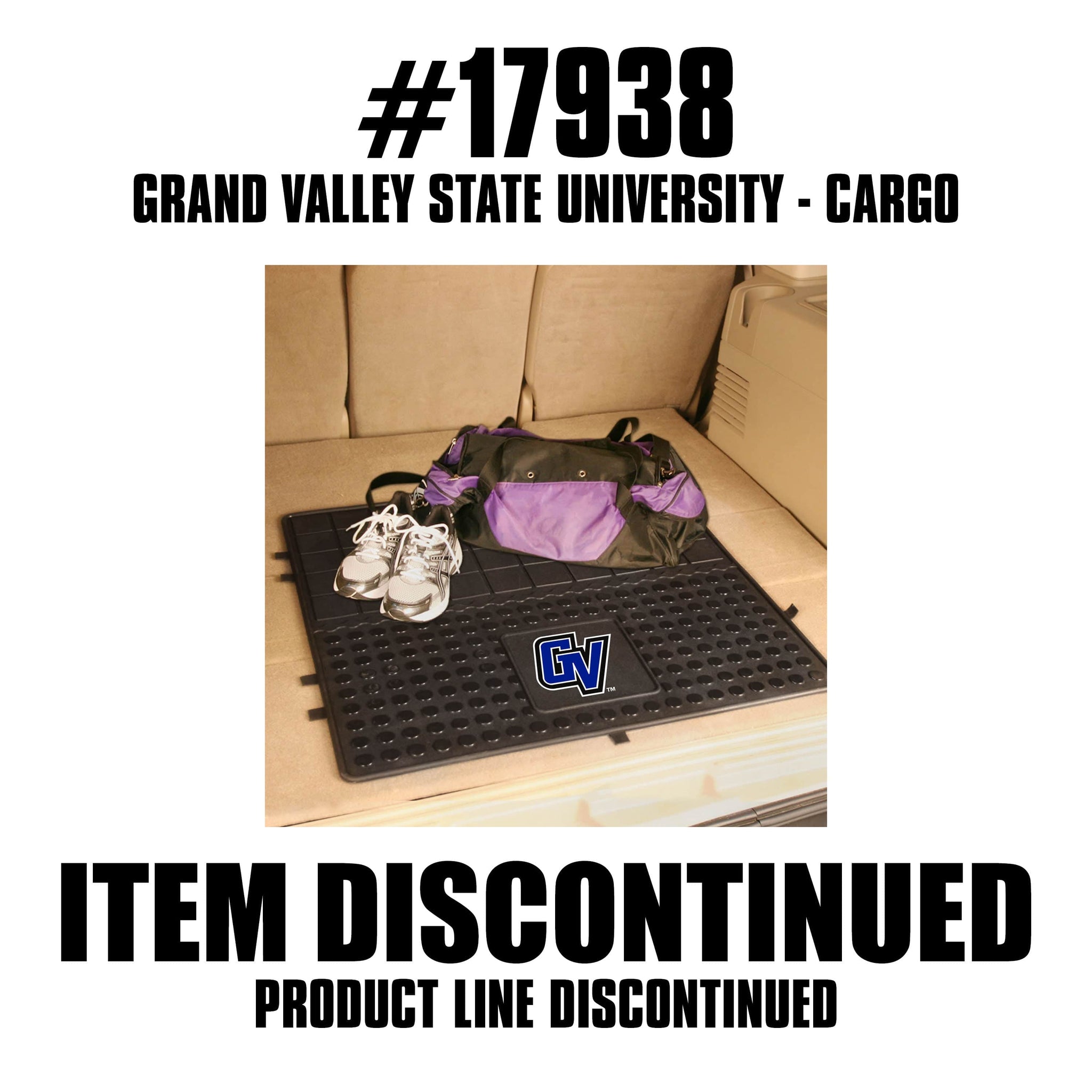 Grand Valley State Lakers Heavy Duty Cargo Mat 31"x31" - Grand Valley State - Flyclothing LLC