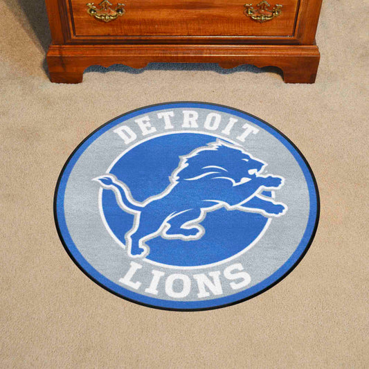 Detroit Lions Roundel Rug - 27in. Diameter - Detroit Lions