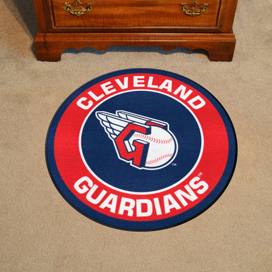 Cleveland Guardians Roundel Rug - 27in. Diameter - Cleveland Guardians