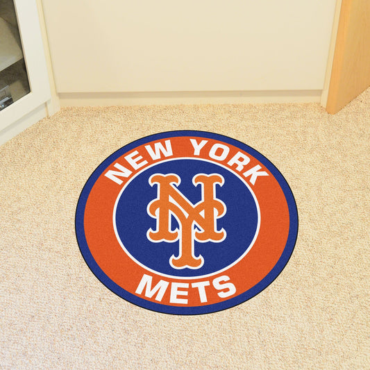 New York Mets Roundel Rug - 27in. Diameter - New York Mets