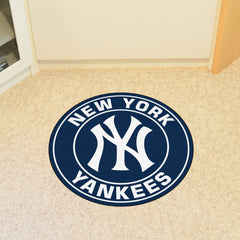 New York Yankees Roundel Rug - 27in. Diameter - New York Yankees