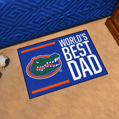 Florida Gators Starter Mat Accent Rug - 19in. x 30in. World's Best Dad Starter Mat - Florida
