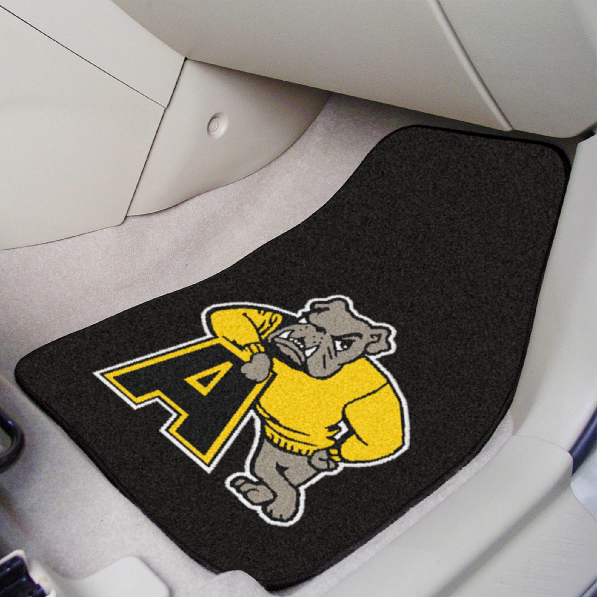 Adrian College Bulldogs Front Carpet Car Mat Set - 2 Pieces - Adrian College