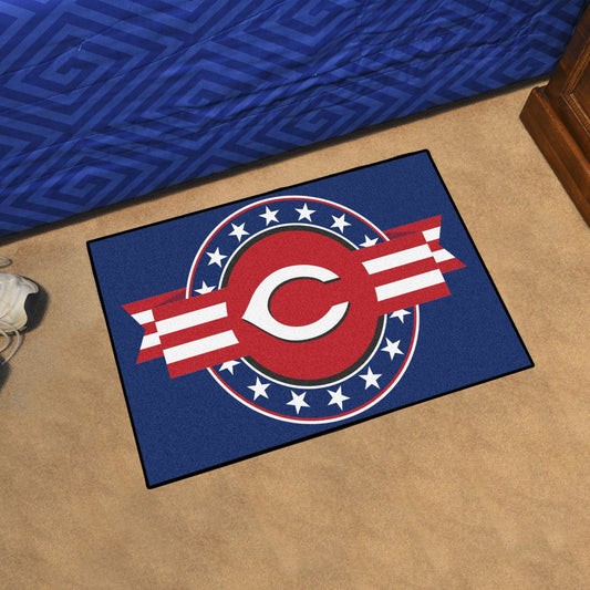 Cincinnati Reds Starter Mat Accent Rug - 19in. x 30in. Patriotic Starter Mat - Cincinnati Reds
