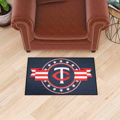 Minnesota Twins Starter Mat Accent Rug - 19in. x 30in. Patriotic Starter Mat - Minnesota Twins