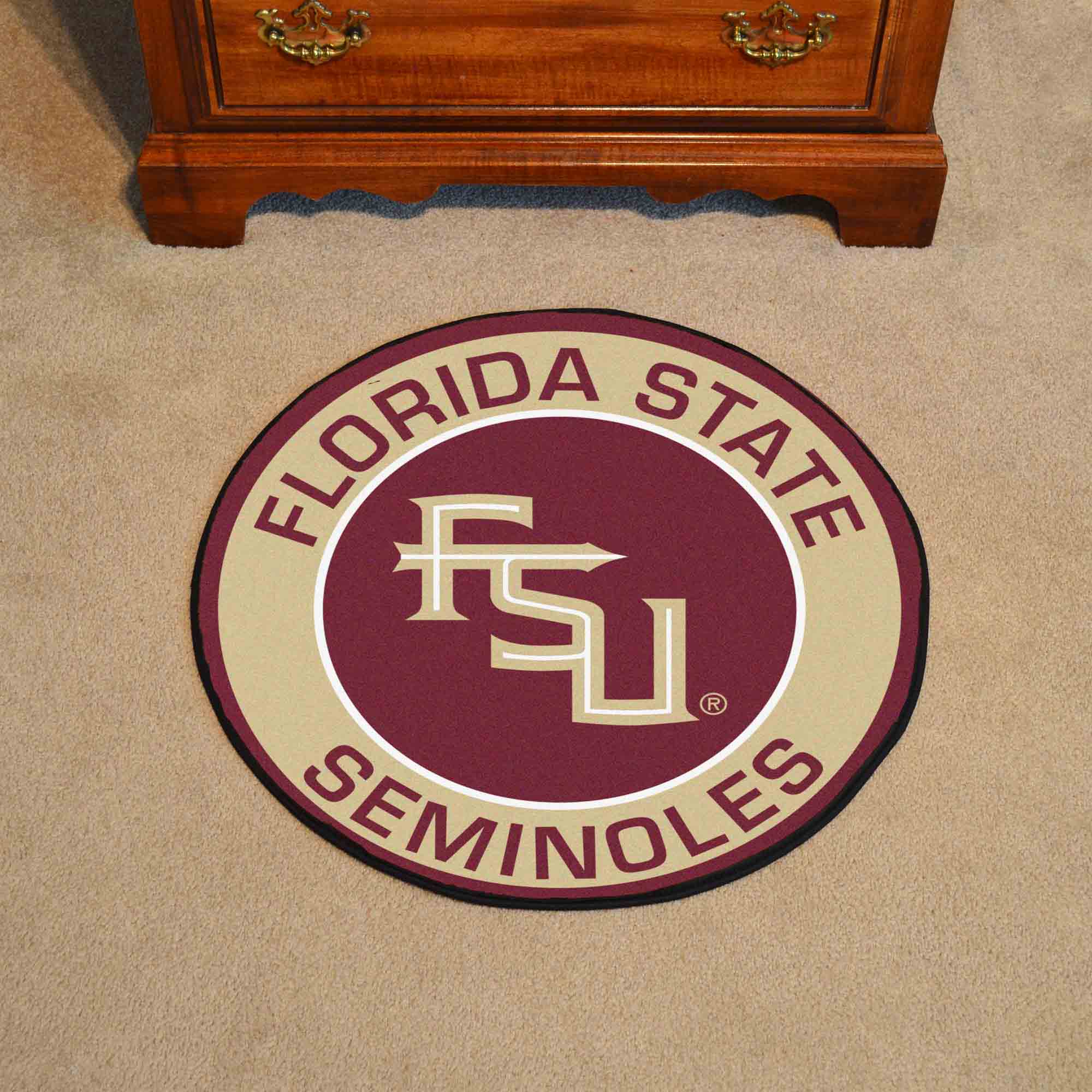 Florida State Seminoles Roundel Rug - 27in. Diameter - Florida State