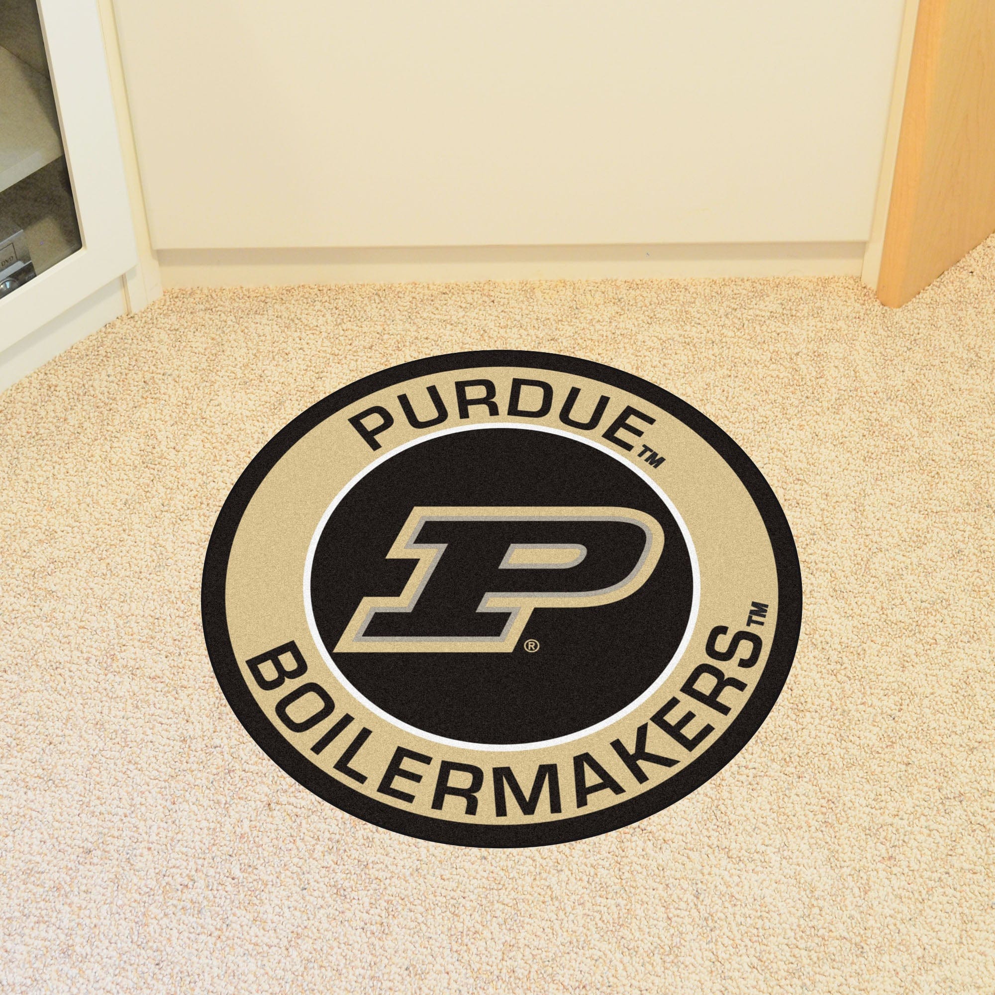 Purdue Boilermakers Roundel Rug - 27in. Diameter - Purdue