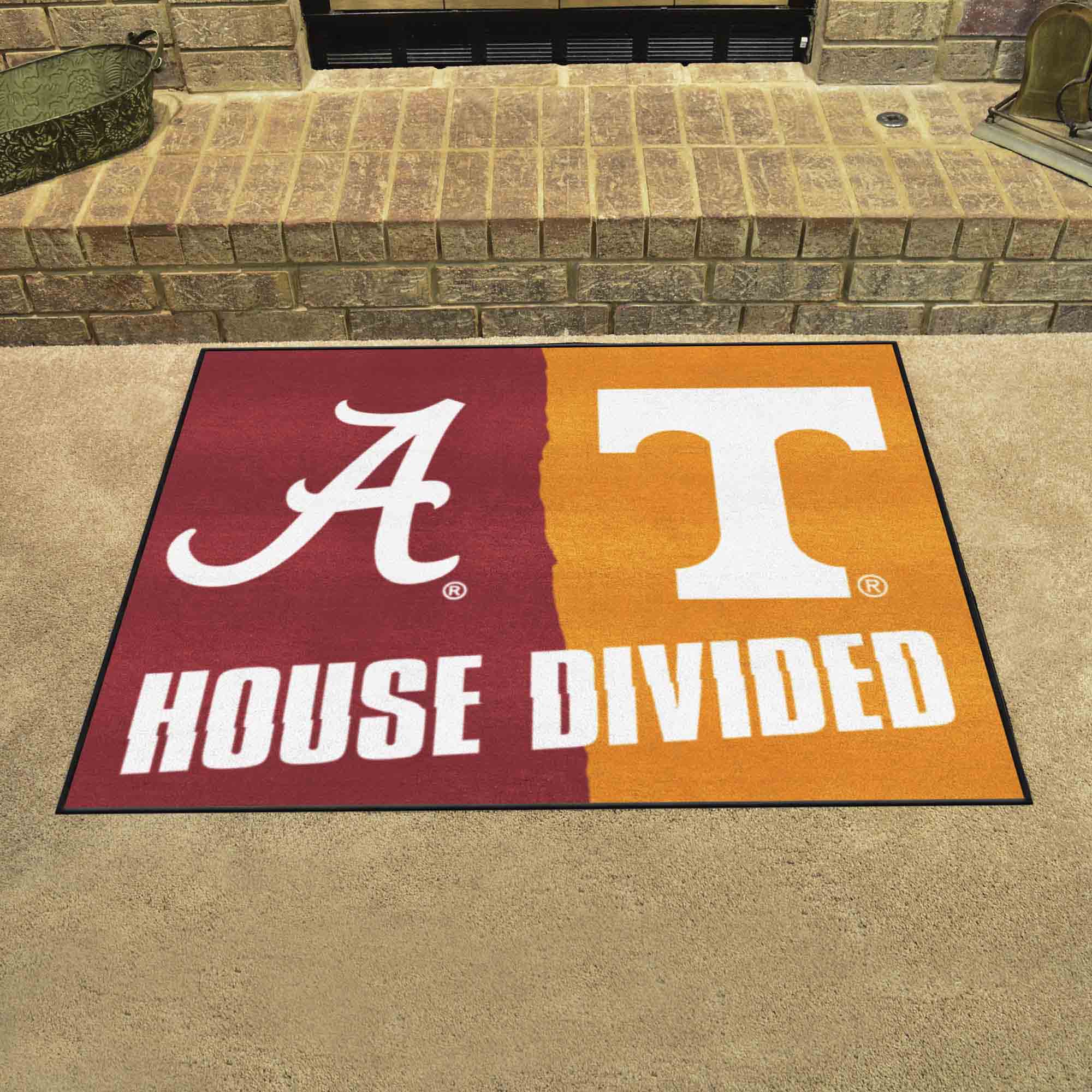 House Divided - Alabama / Tennessee House Divided House Divided Rug - 34 in. x 42.5 in. - House Divided - Alabama / Tennessee