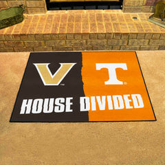 House Divided - Vanderbilt / Tennessee House Divided House Divided Rug - 34 in. x 42.5 in. - House Divided - Vanderbilt / Tennessee